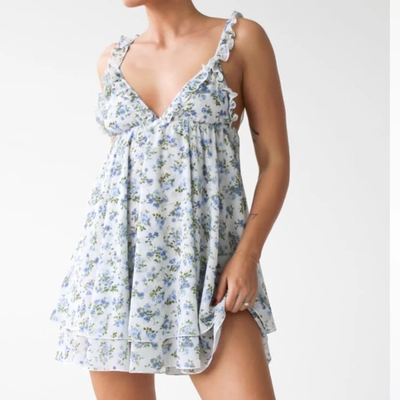 Rumored Secret Garden Floral Mini Dress - Picture 6 of 9